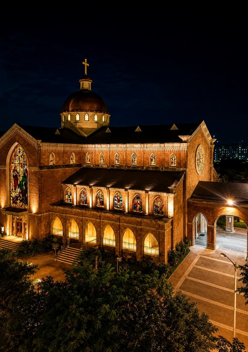 Aerial View of the Parish