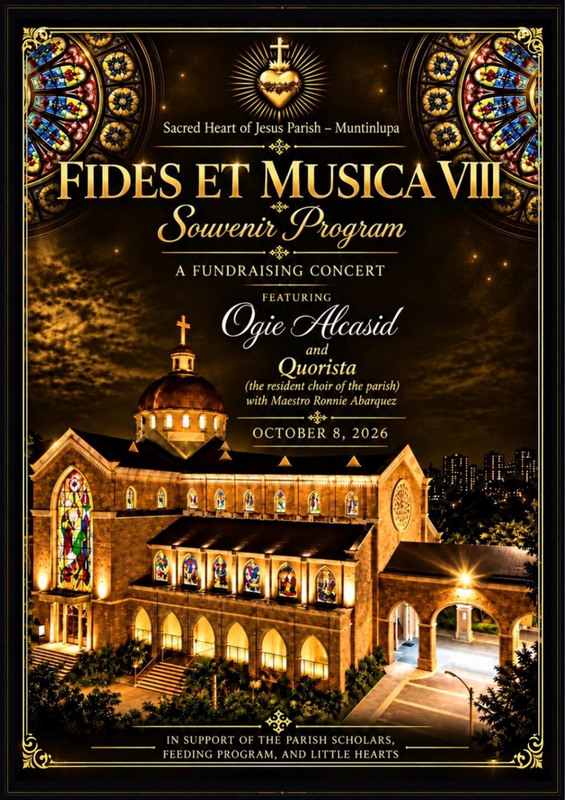 Fides et Musica VIII souvenir program, page 1 of 58